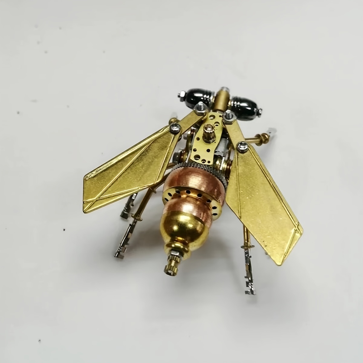 3D Mechanical Puzzle Golden Copper Fly Model
