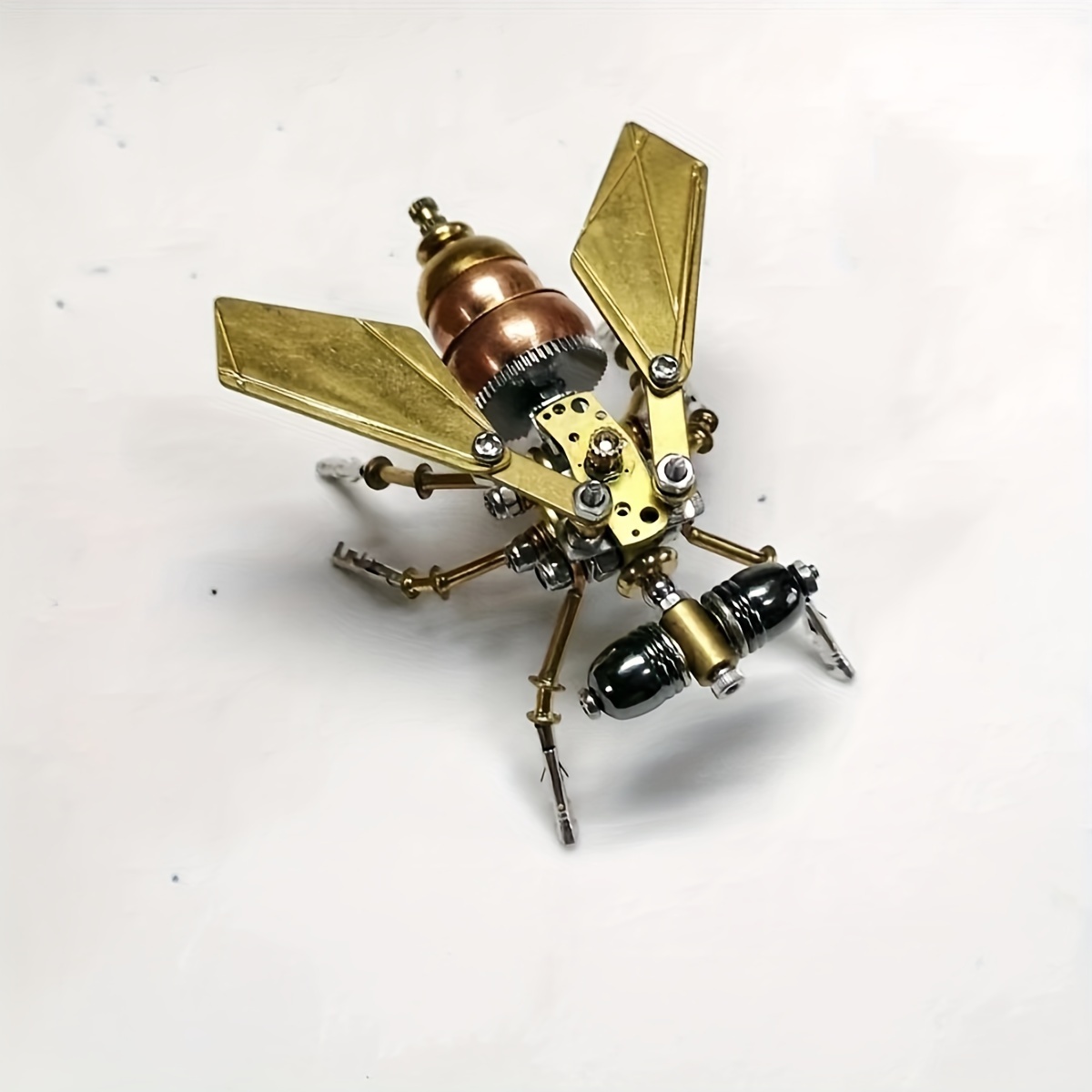3D Mechanical Puzzle Golden Copper Fly Model