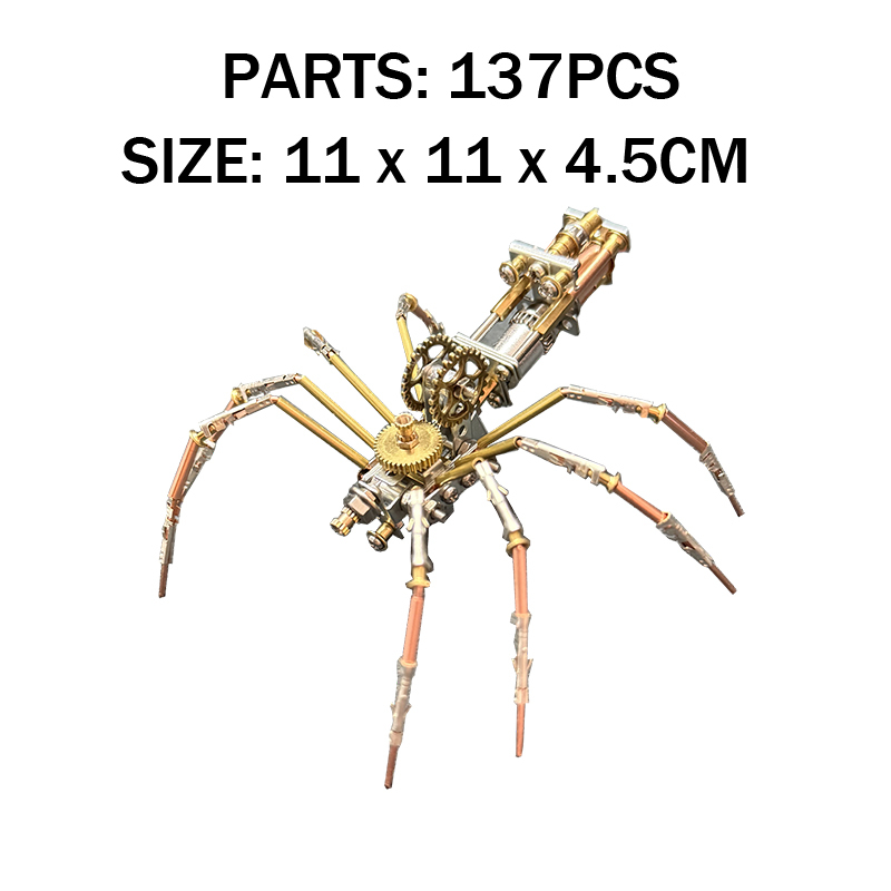 Steampunk Spider 3D Metal Puzzle DIY Mechanical Model Kit