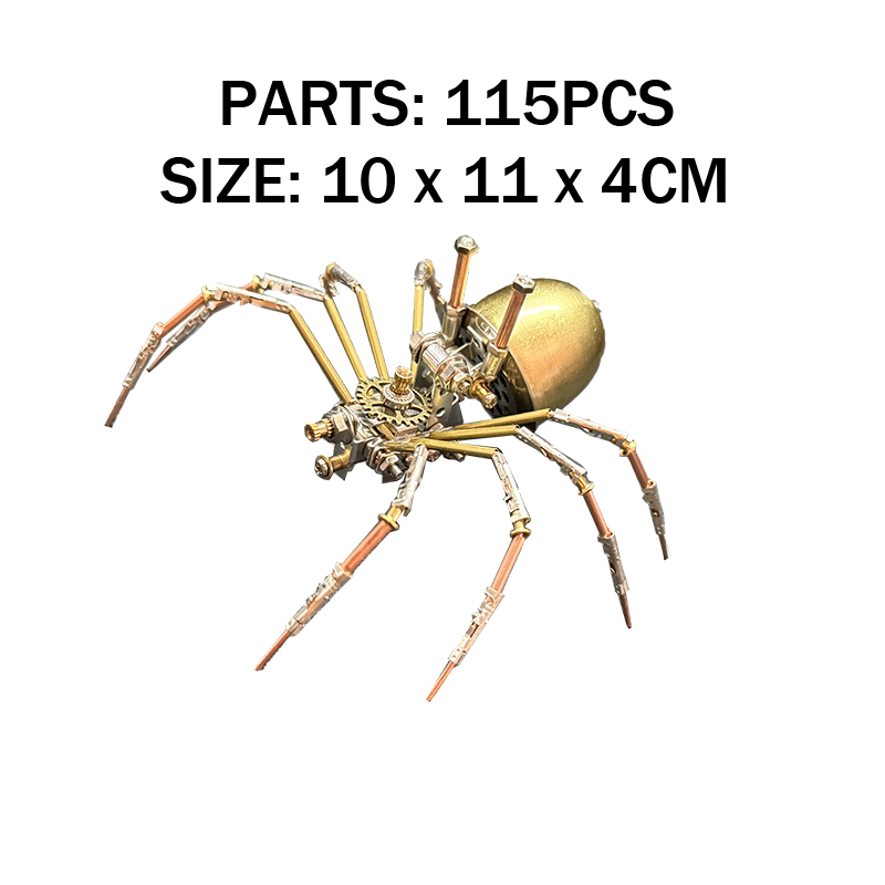 DIY Spider Metal Model Kit 3D Puzzle for Collectors