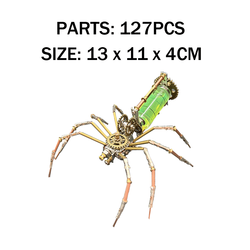 Retro Spider 3D Metal Puzzle DIY Steamcraft Assembly Toy