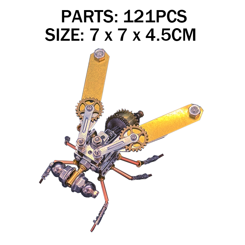 Mechanical Fly 3D Metal Puzzle DIY Insect Model Kit