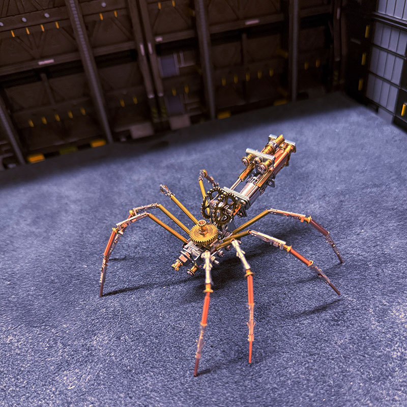 Steampunk Spider 3D Metal Puzzle DIY Mechanical Model Kit