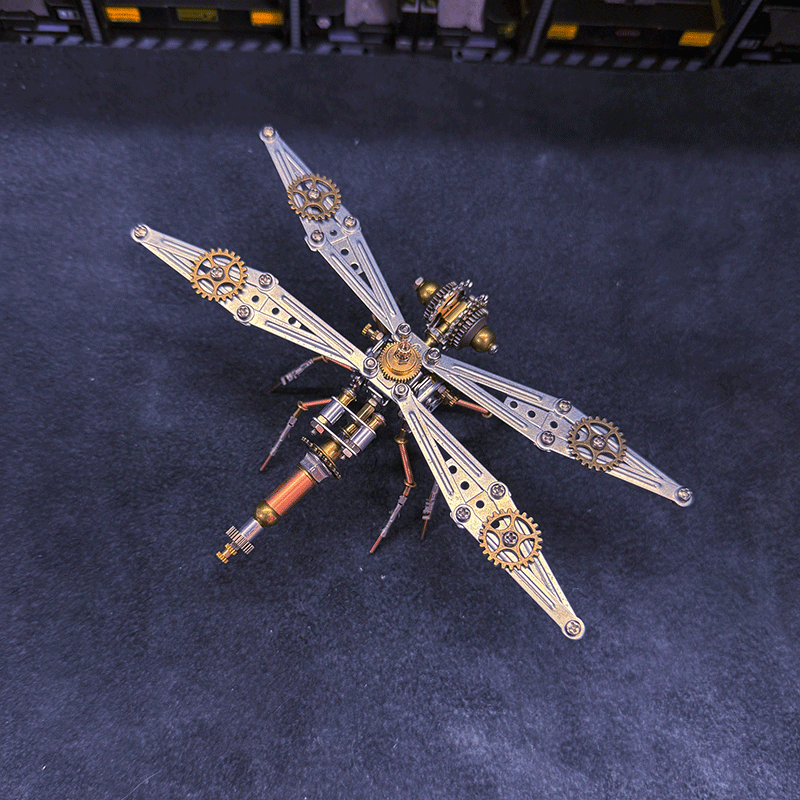 Mechanical Dragonfly Puzzle Kit for STEM Flight Engineering Fun