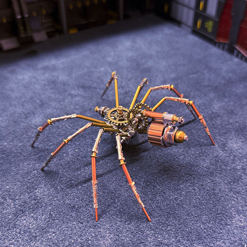 Metal Spider 3D Puzzle Toy STEM DIY Model Kit Gift