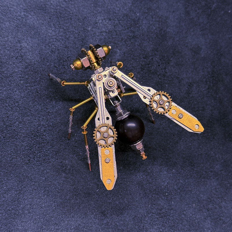 3D Wasp Metal Puzzle Toy Creative DIY Mechanical Model