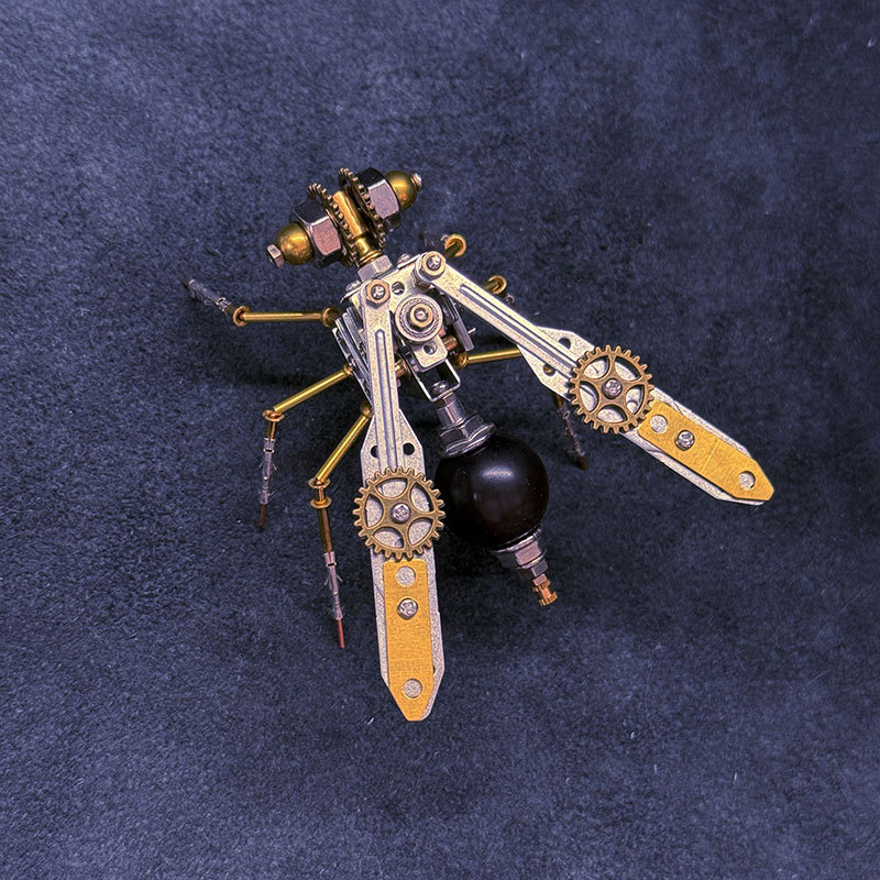 3D Wasp Metal Puzzle Toy Creative DIY Mechanical Model