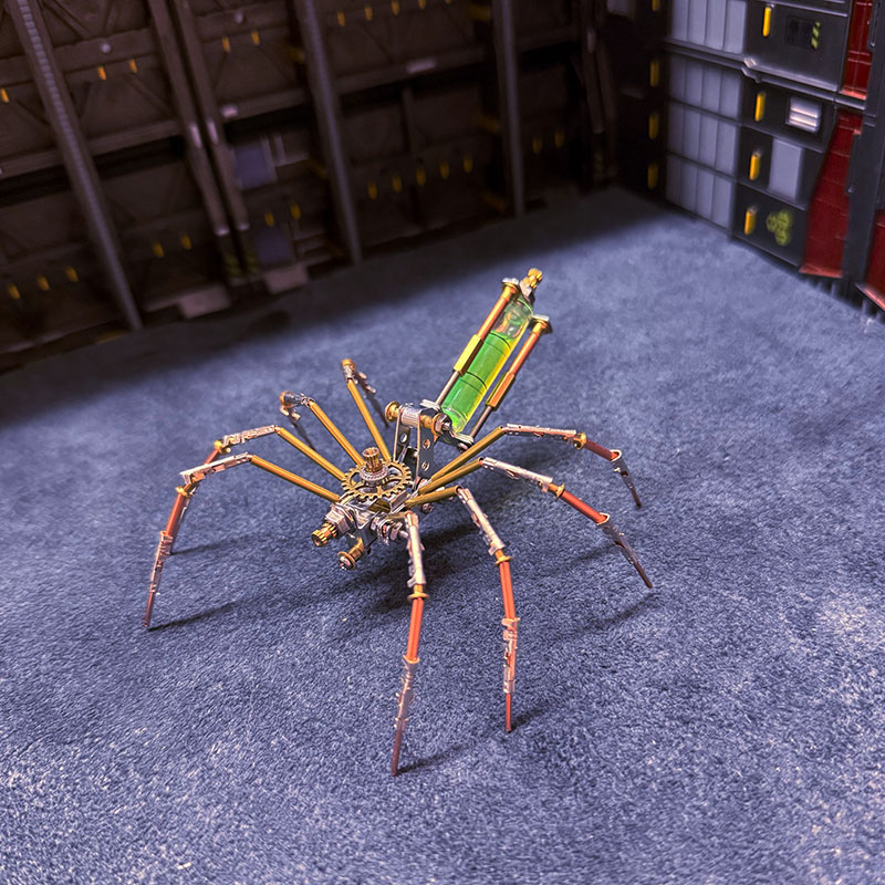 3D Metal Puzzle Punk Mechanical Spider DIY Toy