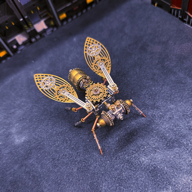 DIY Mechanical Wasp Puzzle Kit for STEM Engineering Education