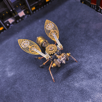 DIY Mechanical Wasp Puzzle Kit for STEM Engineering Education