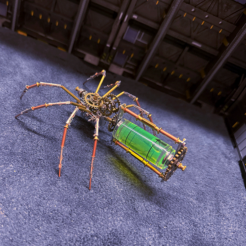 Retro Spider 3D Metal Puzzle DIY Steamcraft Assembly Toy