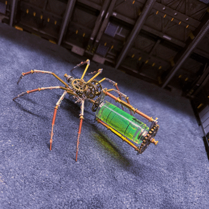 Retro Spider 3D Metal Puzzle DIY Steamcraft Assembly Toy