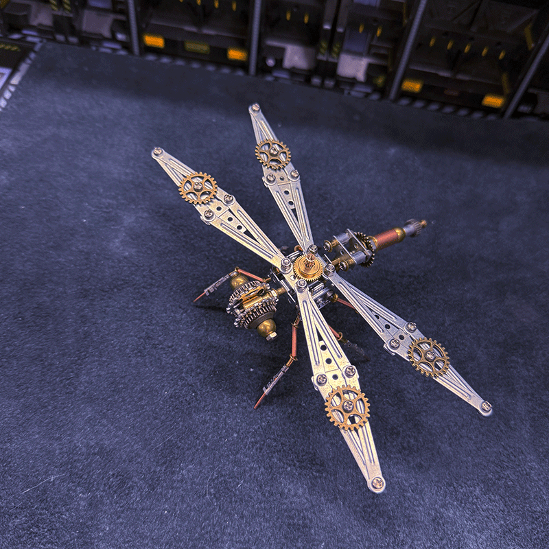 Mechanical Dragonfly Puzzle Kit for STEM Flight Engineering Fun