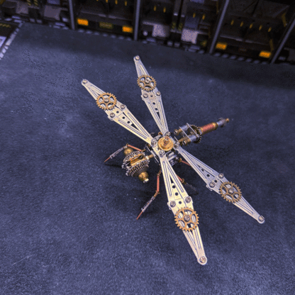Mechanical Dragonfly Puzzle Kit for STEM Flight Engineering Fun