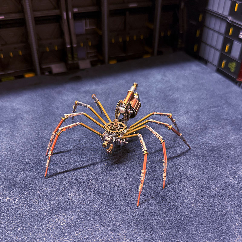 Metal Spider 3D Puzzle Toy STEM DIY Model Kit Gift