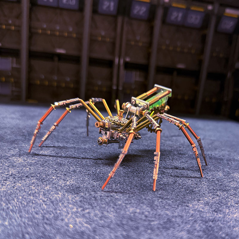 3D Spider Puzzle Kit Build Your Own Metal Insect Model