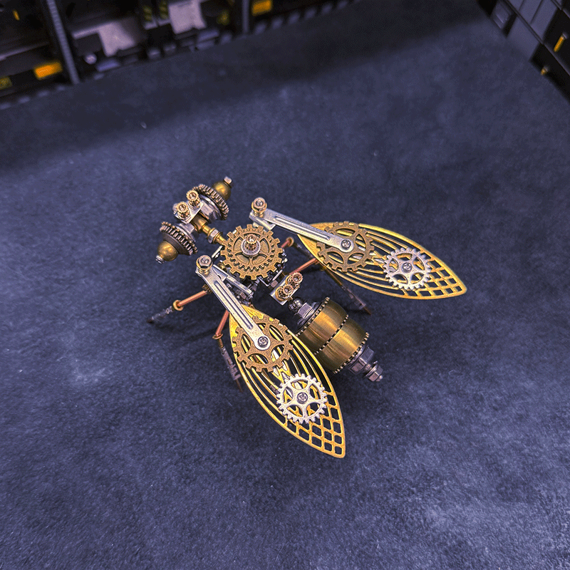 DIY Mechanical Wasp Puzzle Kit for STEM Engineering Education