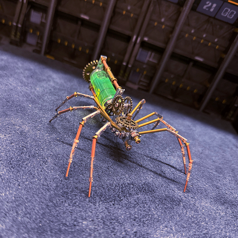 Retro Spider 3D Metal Puzzle DIY Steamcraft Assembly Toy