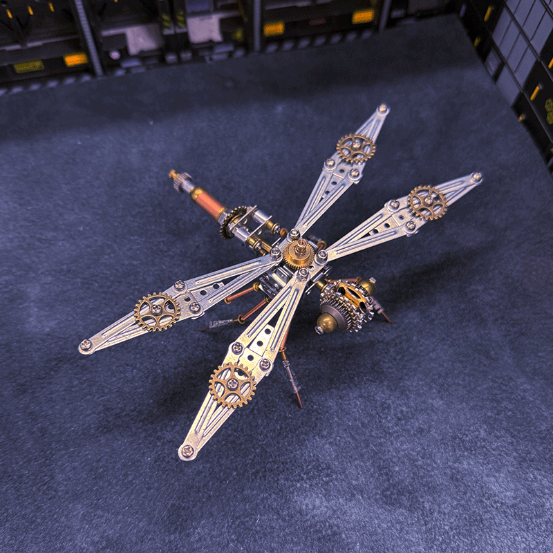 Mechanical Dragonfly Puzzle Kit for STEM Flight Engineering Fun