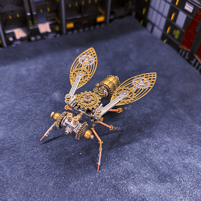 DIY Mechanical Wasp Puzzle Kit for STEM Engineering Education