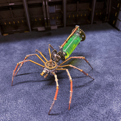 Retro Spider 3D Metal Puzzle DIY Steamcraft Assembly Toy