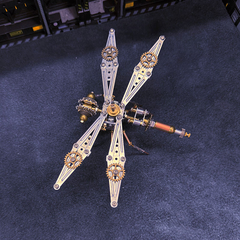 Mechanical Dragonfly Puzzle Kit for STEM Flight Engineering Fun