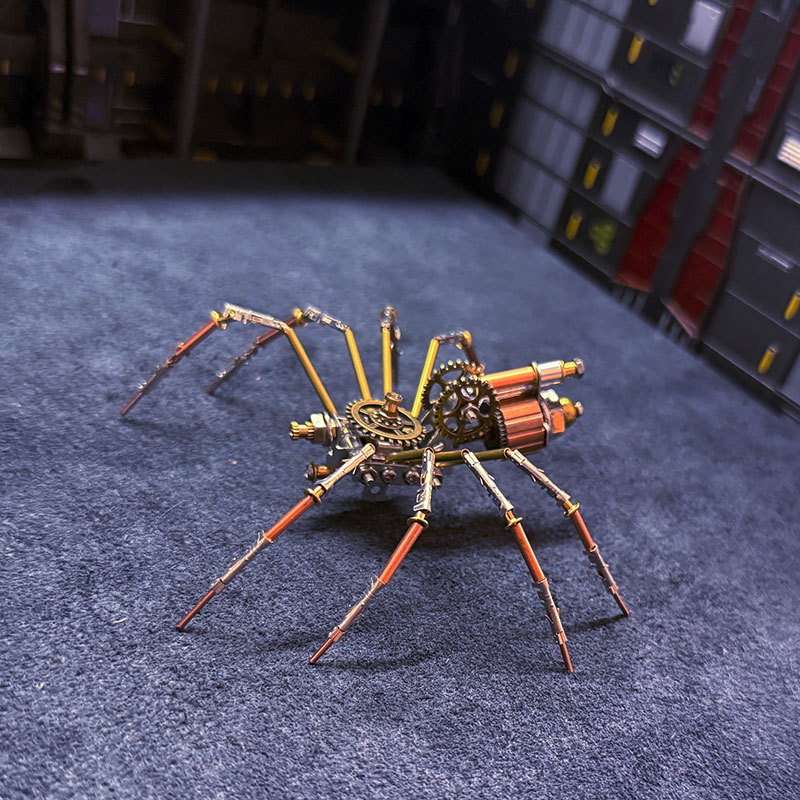 Metal Spider 3D Puzzle Toy STEM DIY Model Kit Gift