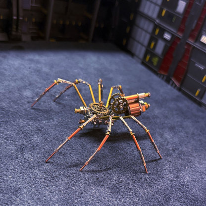 Metal Spider 3D Puzzle Toy STEM DIY Model Kit Gift
