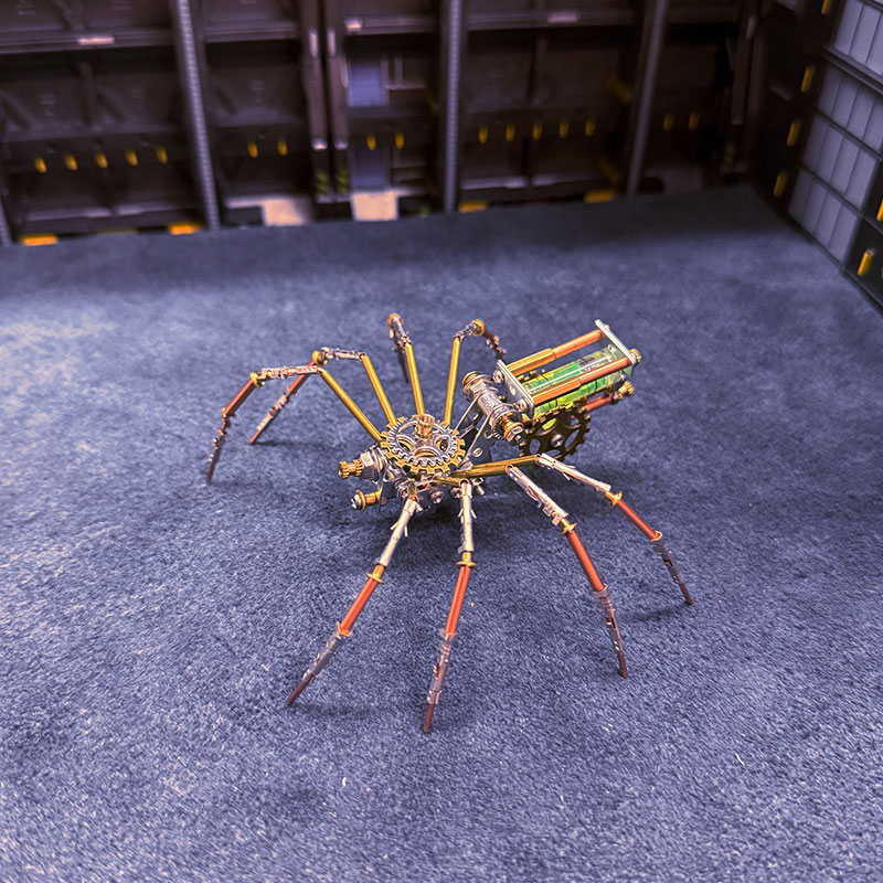 3D Spider Puzzle Kit Build Your Own Metal Insect Model