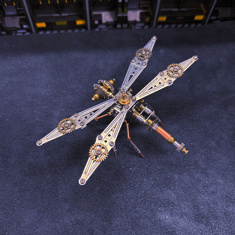 Mechanical Dragonfly Puzzle Kit for STEM Flight Engineering Fun