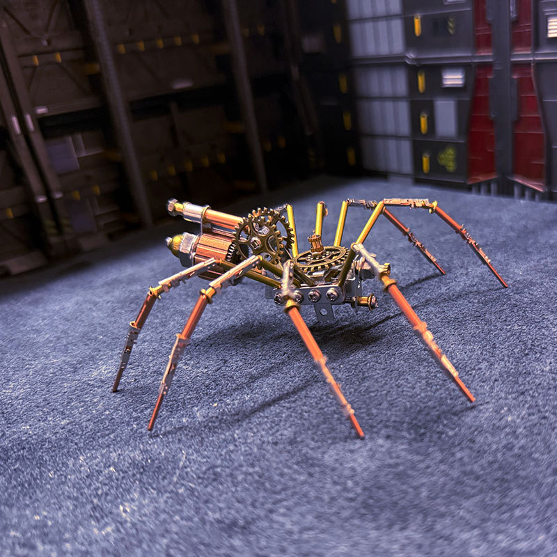 Metal Spider 3D Puzzle Toy STEM DIY Model Kit Gift