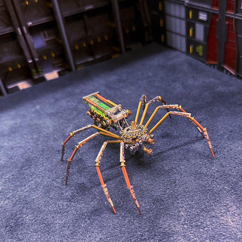 3D Spider Puzzle Kit Build Your Own Metal Insect Model