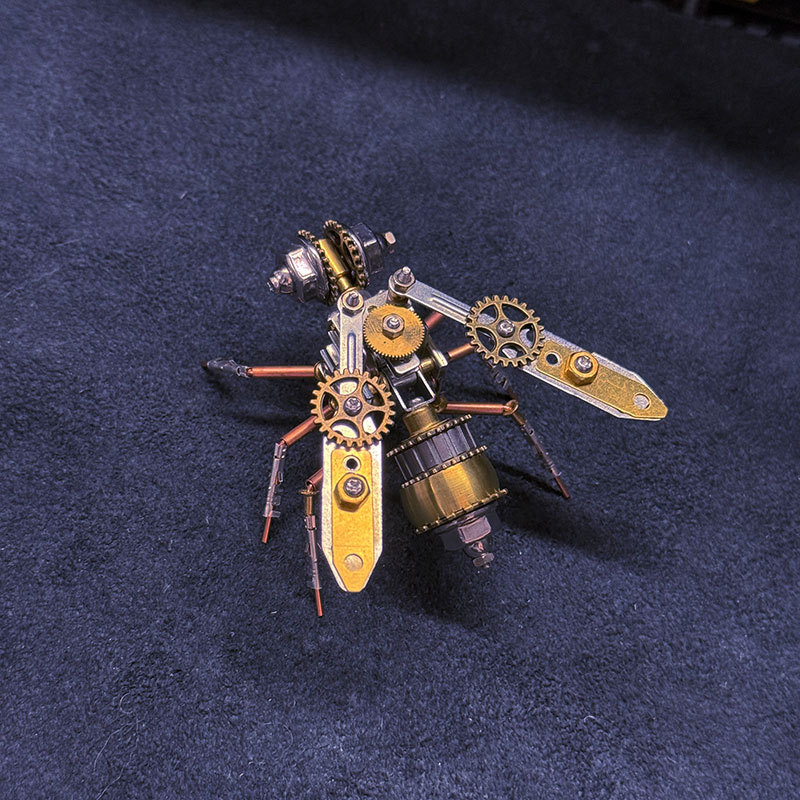 3D Bee Metal Puzzle Toy Creative DIY Bug Model Gift