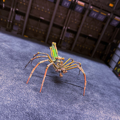 3D Metal Puzzle Punk Mechanical Spider DIY Toy