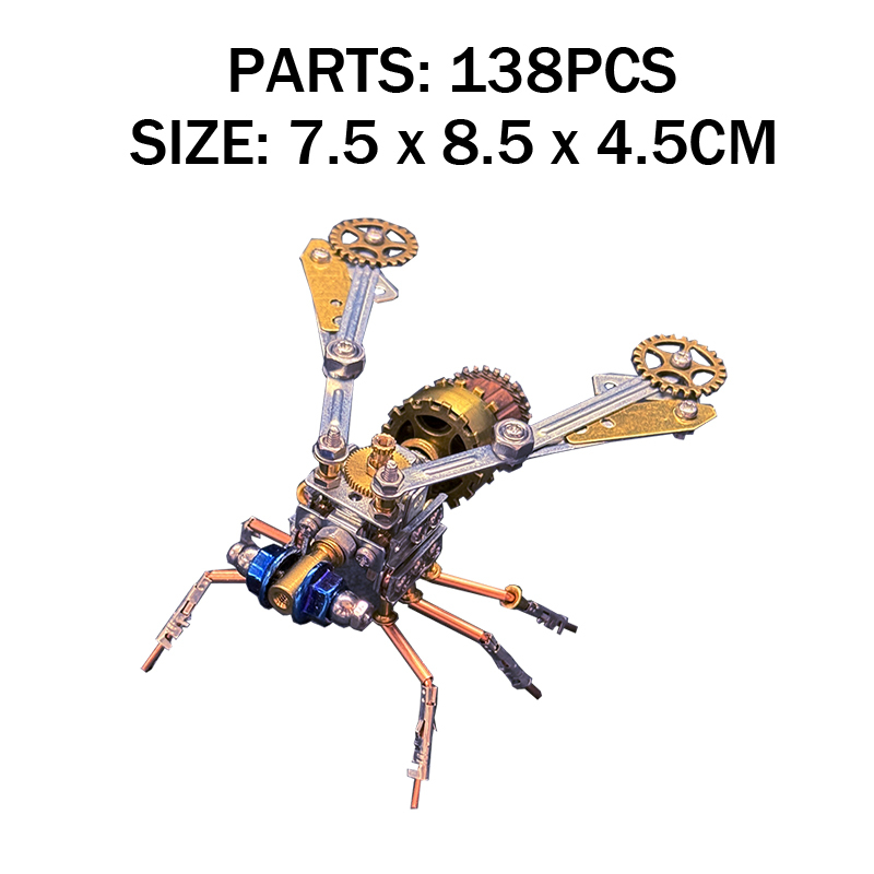 Flying Insect 3D Metal Puzzle DIY Mechanical Model Kit