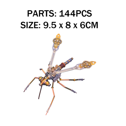 Build Your Own 3D Metal Mosquito Puzzle DIY Model Kit