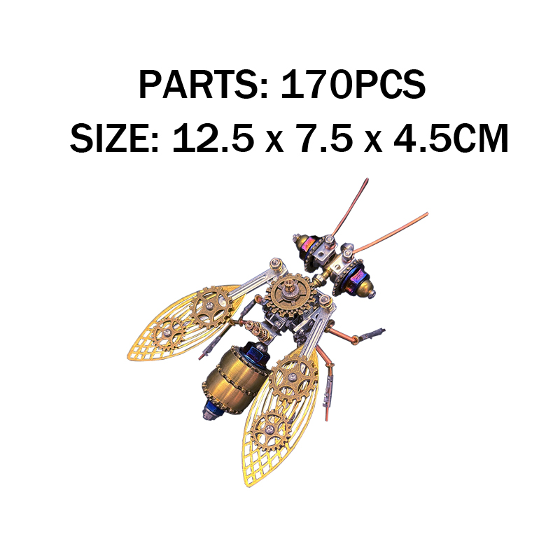 Educational DIY Steampunk Wasp Kit for STEM Robotics Projects