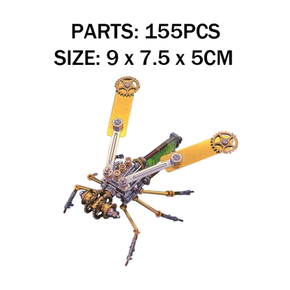 3D Metal Yellow Jacket Puzzle Challenge Your Creativity