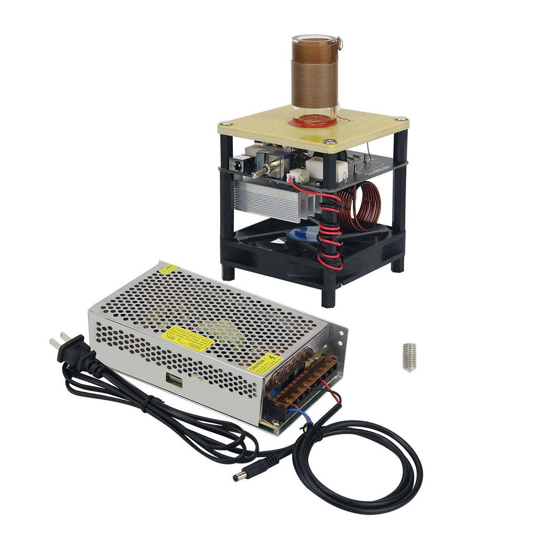 HelloWorld7-Wireless Power Plasma Candle HFSSTC Tesla Coil