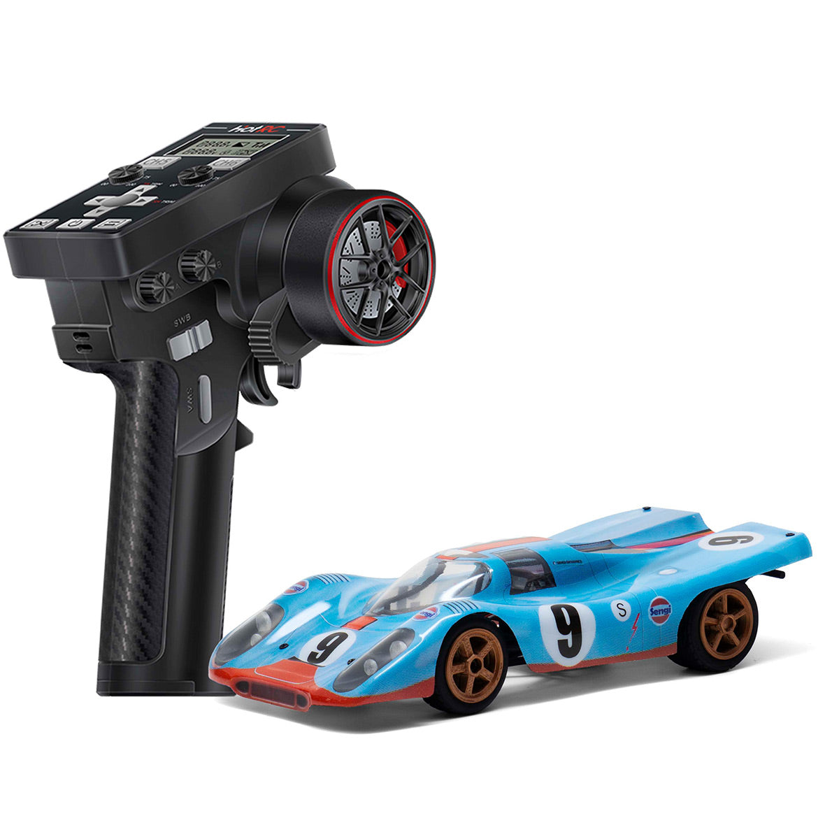 DIY RC Car Kit 1/28 Scale Le Mans Style Race Car to Build Complete Assembly Project with Rechargeable Controller-helloworld7