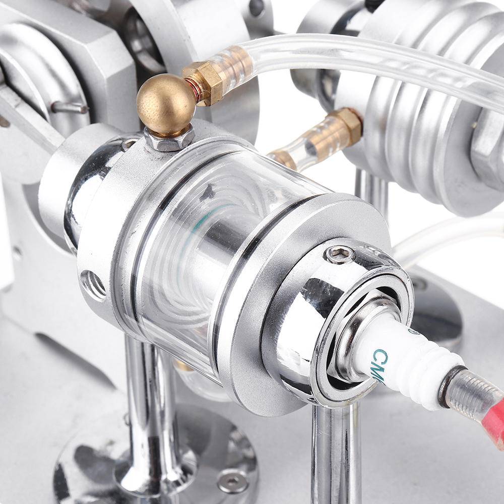 Transparent Combustion Chamber Hit and Miss Gas Engine Model Water Cooled STEM Physics Toy-helloworld7