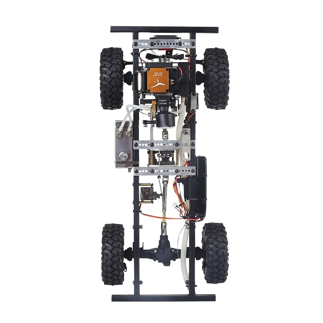 1/10 Scale Custom RC Car Chassis with TOYAN FS-S100A 4-Stroke Engine One-Key Start