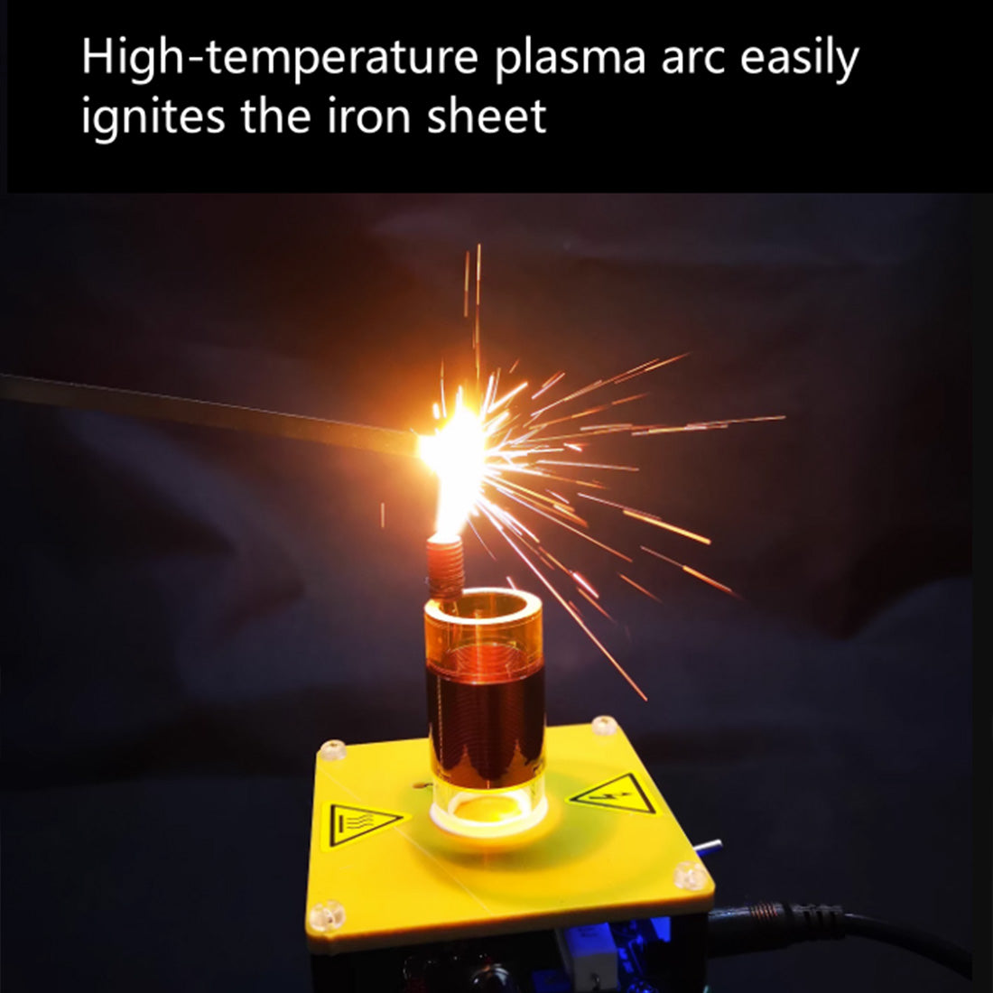 HelloWorld7-Wireless Power Plasma Candle HFSSTC Tesla Coil