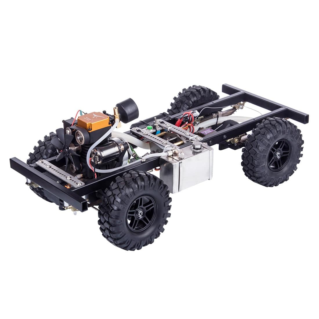 1/10 Scale 4WD Custom Nitro RC Car Chassis with Toyan 4-Stroke Engine RTR