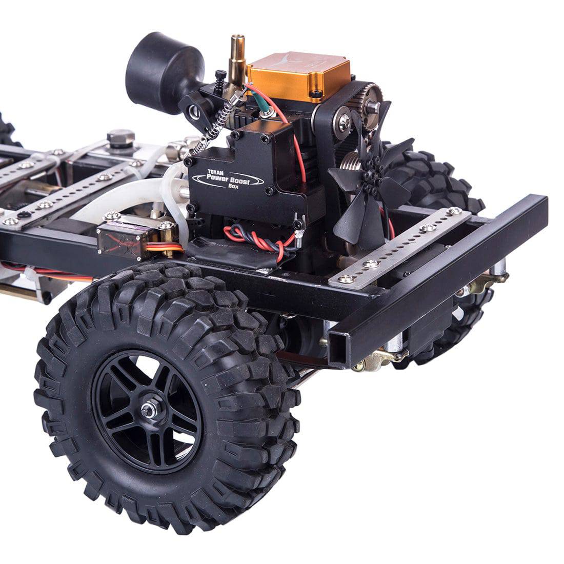 1/10 Scale 4WD Custom Nitro RC Car Chassis with Toyan 4-Stroke Engine RTR