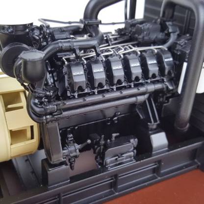 1/20 Scale Kohler Diesel Generator Static Model Alloy Engine Replica