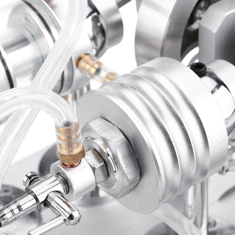 Transparent Combustion Chamber Hit and Miss Gas Engine Model Water Cooled STEM Physics Toy-helloworld7