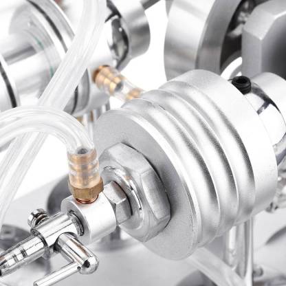 Transparent Combustion Chamber Hit and Miss Gas Engine Model Water Cooled STEM Physics Toy-helloworld7