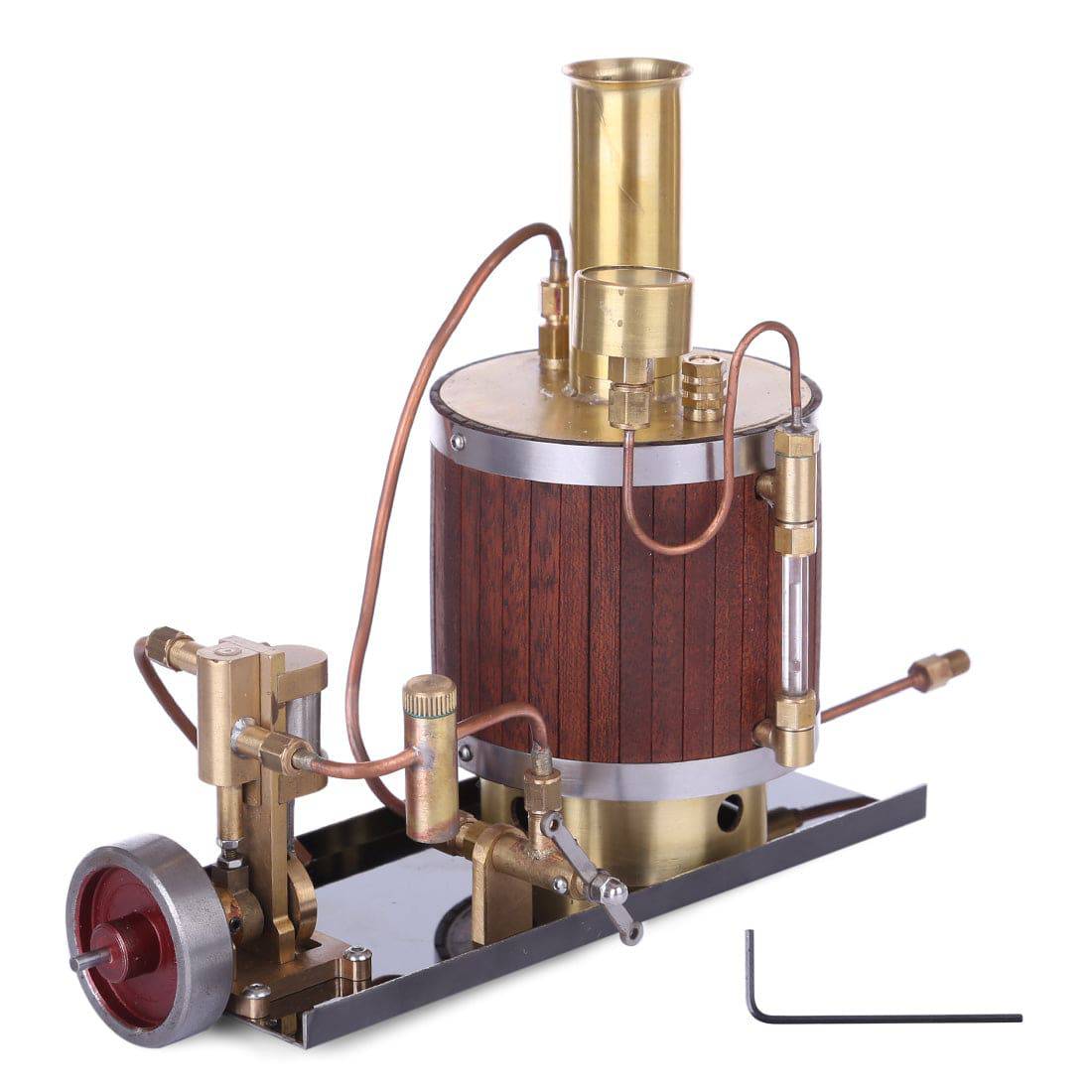 HelloWorld7-Mini Steam Engine Model with Boiler and Base Set Stirling Engine