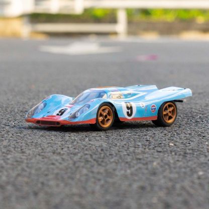 DIY RC Car Kit 1/28 Scale Le Mans Style Race Car to Build Complete Assembly Project with Rechargeable Controller-helloworld7